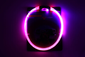 Blesk LED nabíjecí obojek pro psa Barva: Růžová, Obvod krku: 50 cm