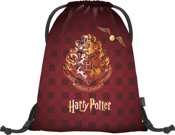 Sáček na obuv BAAGL - Harry Potter Bradavice vínový