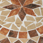 Zahradní set, kov, keramická mozaika, US1600 SET