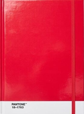 Pantone Zápisník tečkovaný L - Red 18-1763