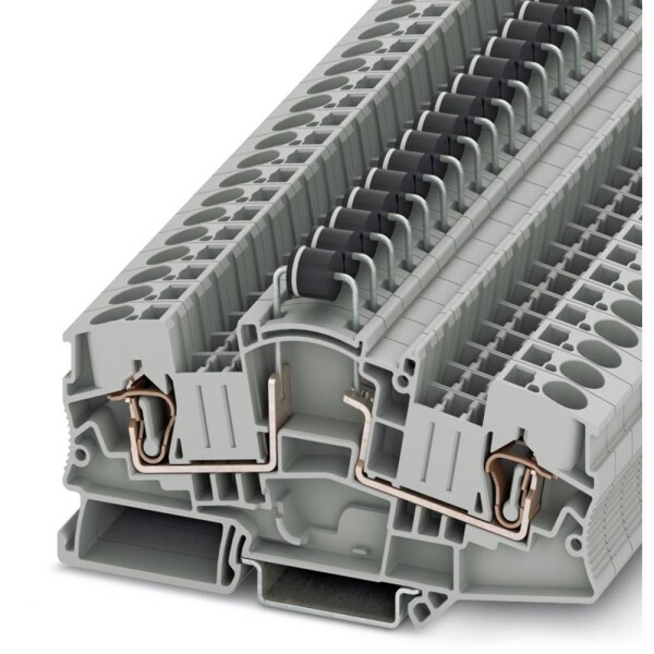 Phoenix Contact 3035692 řadová svorka pro konstrukční prvky 8.2 mm pružinová svorka šedá 50 ks