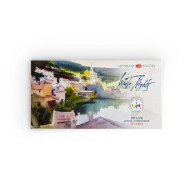 Nevskaya Palitra White Nights IWS akvarelové barvy 36 barev plastová