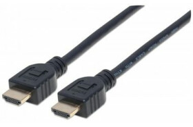 Manhattan kabel do zdi HDMI-HDMI 1m / Ethernet / stíněný / černý (353922)