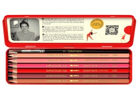 Caran d'Ache, 3000.423, Supracolor, sada akvarelových pastelek Nina Cosford, limitovaná edice, 13 ks