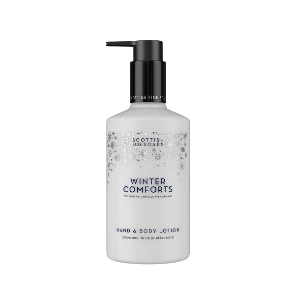 SCOTTISH FINE SOAPS Hydratační mléko na ruce i tělo Winter Comforts 300 ml, bílá barva, plast
