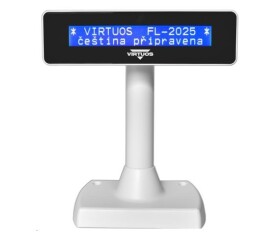 Virtuos zákaznický displej Virtuos FL-2025MB 2x20, USB, bílý
