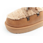 D.Franklin snow boots women winter fashion fur insulated brown beige dámské 39