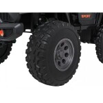 Mamido Elektrické autíčko Extreme Sport 4x4 s proměnlivou velikostí černé