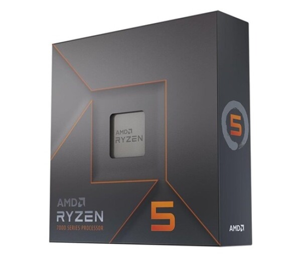 CPU AMD RYZEN 5 7600X WOF, 6-core, 4.7GHz, 32MB cache, 105W, socket AM5, BOX, bez chladiče EDF_232608