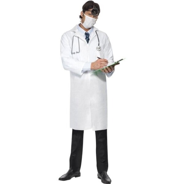 Pánský kostým doktor bílý Velikost: L