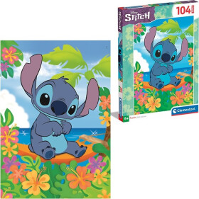 Puzzle Super: Stitch 104 dílků - Clementoni