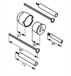 KLUDI - Prodlužovací sada 7423305-00