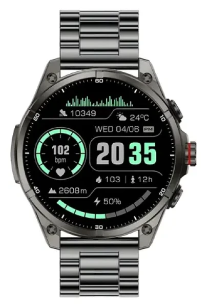 CARNEO GTR eXpedition Titan Grey / Chytré hodinky / 1,43" AMOLED / GPS / IP68 / BT (8588010359599)