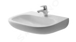 DURAVIT - D-Code Umyvadlo Med, 550x430 mm, s 1 otvorem pro baterii, alpská bílá 23115500002