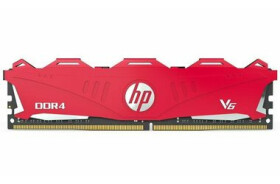 HP V6 16GB 2666 MHz červená / DDR4 / 2666MHz / CL18 / 1.35V / s chladičem (7EH62AA#ABB)