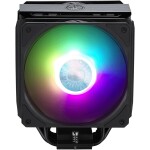 Cooler Master MasterAir MA612 Stealth ARGB černá / 2x 120mm RGB / 27dB @ 1800RPM / 62 CFM / 4-pin / Intel AMD (MAP-T6PS-218PA-R1)