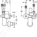 HANSA - Příslušenství Pojistná skupina pro tlakové, pevné teplovodní bojlery do 200 l, chrom 63302350