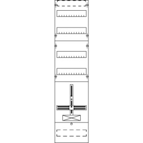 Striebel & John 2CPX054045R9999 FD17KH1 pole counter vestavné Počet modulů (šířka) = 12 Počet řádků = 2 Obsah 1 ks