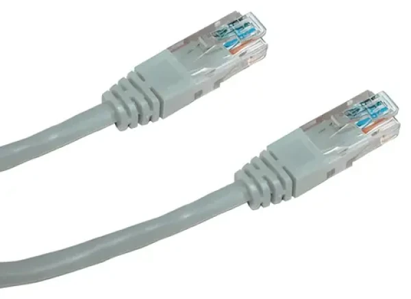 DATACOM Patch kabel 10m šedý / UTP / CAT5e / RJ45 (1560)