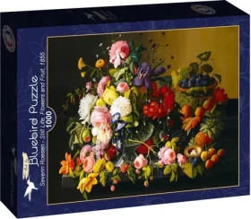BLUEBIRD Puzzle Zátiší, květiny a ovoce