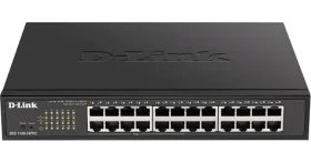 D-Link DGS-1100-24PV2 / Gigabit PoE smart switch / 24x RJ45 / 12x PoE+ / PoE 100 W