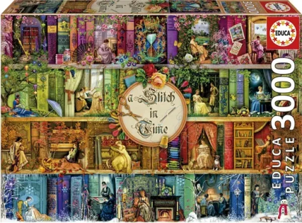 EDUCA Puzzle Šití v průběhu času