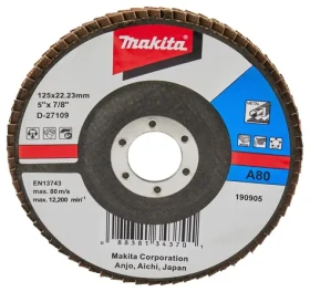 Makita D-27109 / Lamelový brusný kotouč na kov / 125mm / A80 (D-27109)