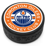 Mustang Puk Edmonton Oilers NHL Stripe Design