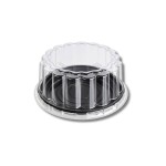 Dortisimo Plastový podnos s víkem na dort 20 x 8 cm (pro dort o velikosti 16 cm)