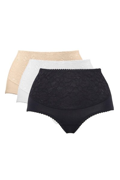 Mitex Ala Maxi 3-pack barva: černá/bílá/béžová 3XL