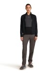 ICEBREAKER Wmns 300 RealFleece Descender LS Zip, Black velikost: S