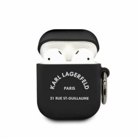 Karl Lagerfeld AirPods cover Silicone RSG KLACA2SILRSGBK