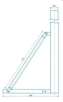 CSAT ST900 / Stojan pro reproduktor / kovová trojnožka / výška 90 cm (ST900)