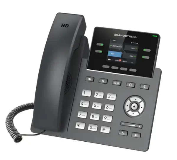 Grandstream GRP2612 / VoIP telefon / 2x SIP účet / 2,4" TFT displej / 16 BLF tlačítek / 100 Mbps LAN (GRP2612)
