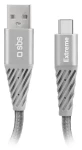 SBS Extreme USB-C/USB-A šedý / Nabíjecí kabel / 18 W / 1,5 m