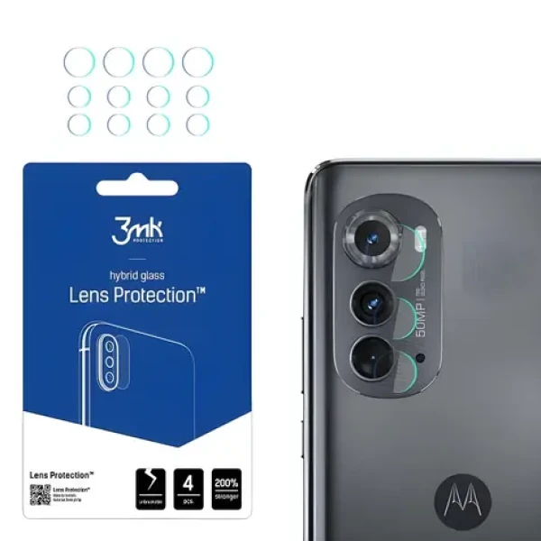 3mk Lens Protection Motorola Edge (2022) / Skla na fotoaparát / hybridní / 4 ks