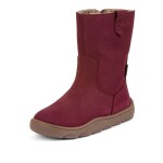 Dívčí zimní barefoot kozačky ZERU TEX BOOT Bordeaux G3160257-6 - 33