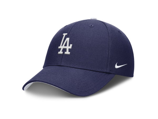Nike Dětská kšiltovka Los Angeles Dodgers MLB Dri-Fit Club Structured Cap