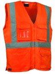 Reflexní pracovní vesta COFRA SEKI oranžová velikost 2XL (CASEKI_01_XXL-B)