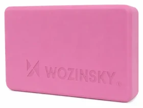 Wozinsky WKDJ-P růžová / Jógová kostka / Pilates a strečink