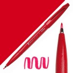 Popisovač Pentel Touch Brush - červený