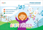 Kresli.to Kresli.to, 101521, omalovánky s úkoly pro malování prsty, Barvy přírody