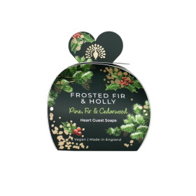 The English Soap Company Vánoční mýdlo Pine / Fir / Cedar wood – 3 x 20 g, zelená barva, papír