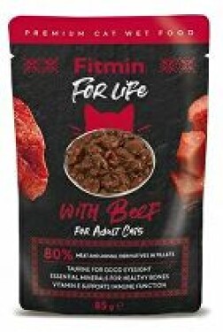 Fitmin FL cat kapsa Hovězí 85g