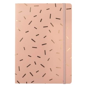 Busy B Zápisník Busy Life Pink Sprinkle A5, růžová barva, papír