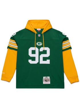 Mitchell & Ness Pánská mikina Green Bay Packers NFL Reggie White #92 1996 Jersey Hoodie Velikost: 2XL