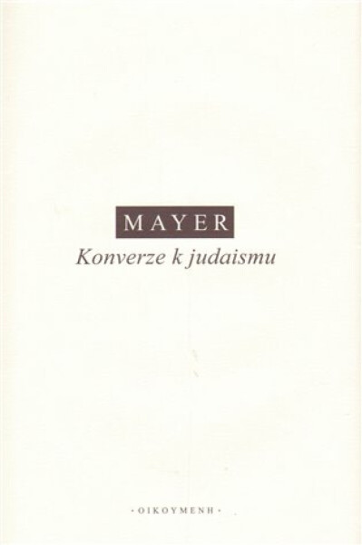 Konverze k judaismu - D. Mayer