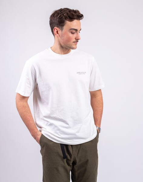 Tričko Thinking MU Cadaques Zach Tee WHITE