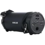 AKAI ABTS-12C Přenosný reproduktor černá / Bluetooth 5.0 / 10W / USB / AUX / SD (4905192532307)