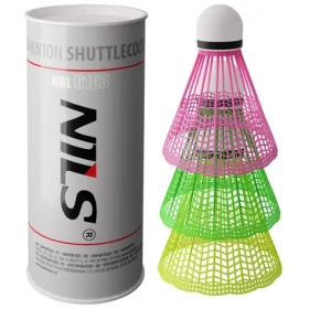 NILS NBL6103 Badmintonové míčky multicolor 3 ks (5907695593594)